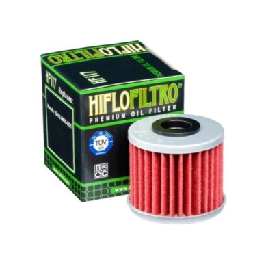 Filtro de aceite HIFLOFILTRO HF117 | Moto
