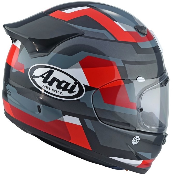 CASCO ARAI QUANTIC ABSTRACT - ROJO | CASCO INTEGRAL ARAI ECE 22-06