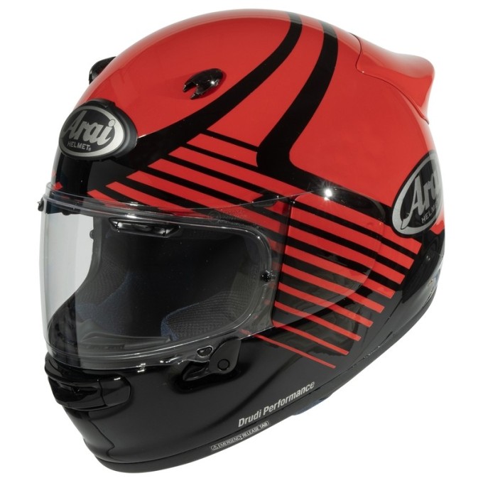 CASCO ARAI QUANTIC - FLIGHT RED | CASCO INTEGRAL ARAI ECE 22-06