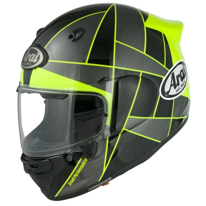 CASCO ARAI QUANTIC - PEAK YELLOW | CASCO INTEGRAL ARAI ECE 22-06