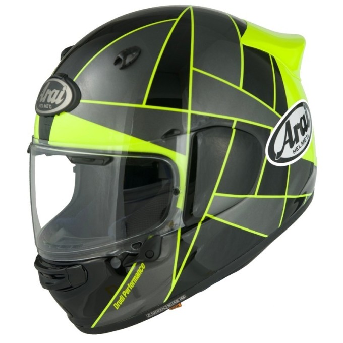 CASCO ARAI QUANTIC - PEAK YELLOW | CASCO INTEGRAL ARAI ECE 22-06