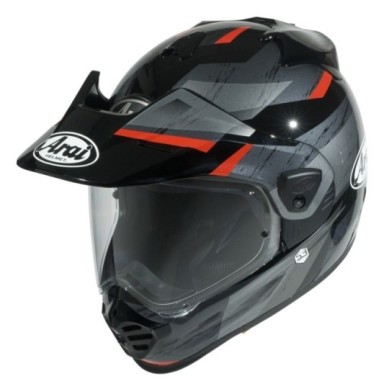 Casco Arai Tour-X5 Anodize Red Adventure ECE 22.06