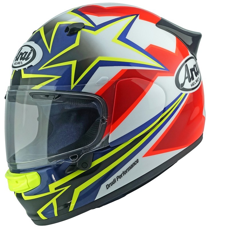 CASCO ARAI QUANTIC STAR & STRIPES - ROJO | ARAI QUANTIC ECE 22-06