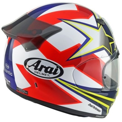 CASCO ARAI QUANTIC STAR & STRIPES - ROJO | ARAI QUANTIC ECE 22-06