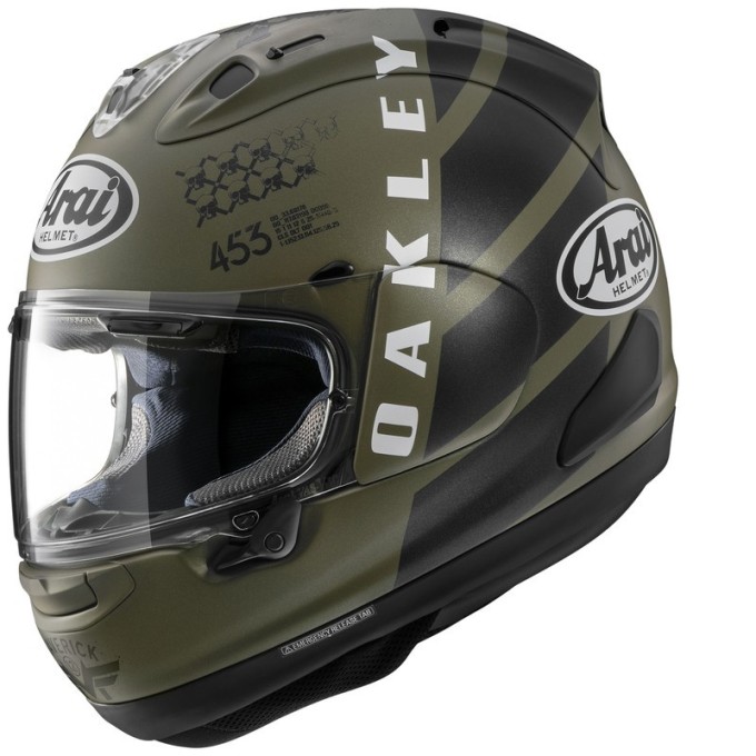 CASCO ARAI RX-7V EVO MAVERICK OAKLEY - REPLICA | CASCO ARAI RX-7V ECE