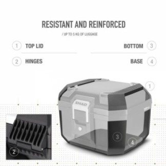 BAÚL SHAD TERRA TR41 D0TR41100 | TOP CASE