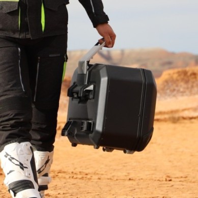 Baúl Aluminio SHAD Terra TR48 Black para Moto