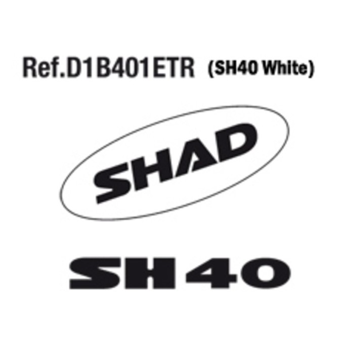 Adhesivos SHAD SH40 2011 (D1B401ETR)