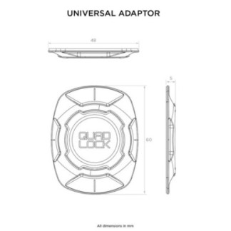 Adaptador universal Quad Lock