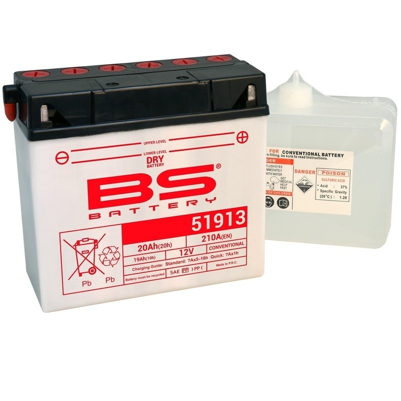 BATERÍA BS BATTERY 51913 (FRESH PACK) | BATERÍA MOTO BS BATT