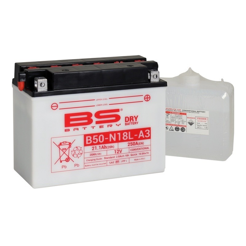 BATERÍA BS BATTERY B50-N18L-A3 | BATERÍA MOTO BS BATTERY