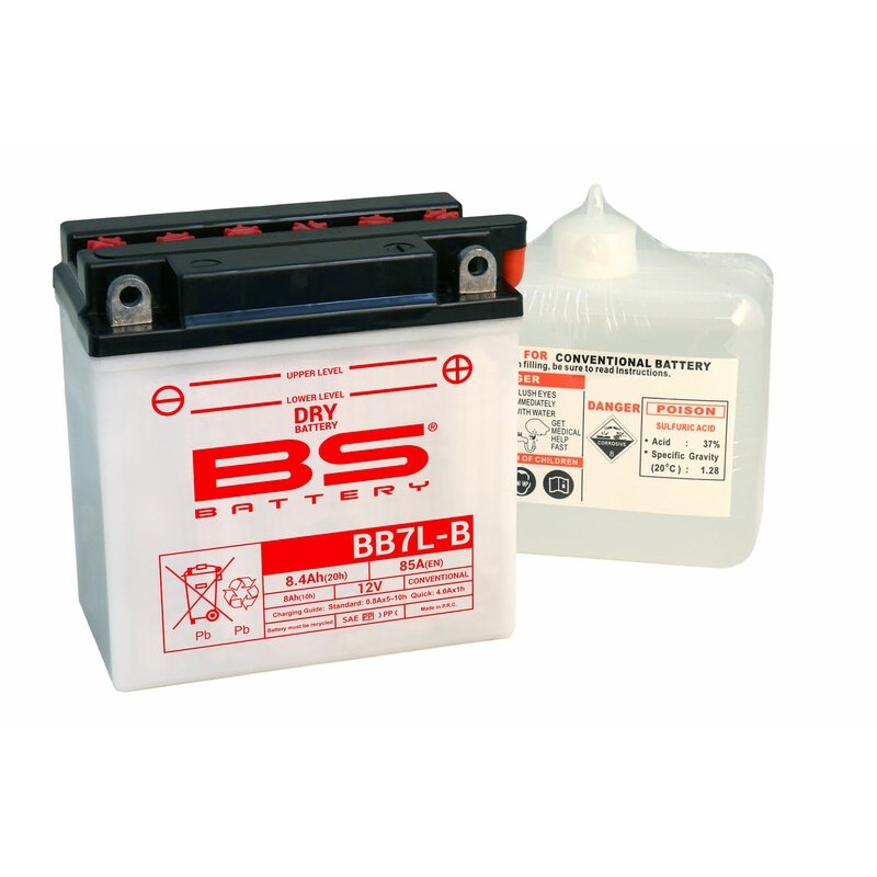 BATERÍA BS BATTERY BB7L-B (FRESH PACK) | BATERÍA MOTO BS BAT
