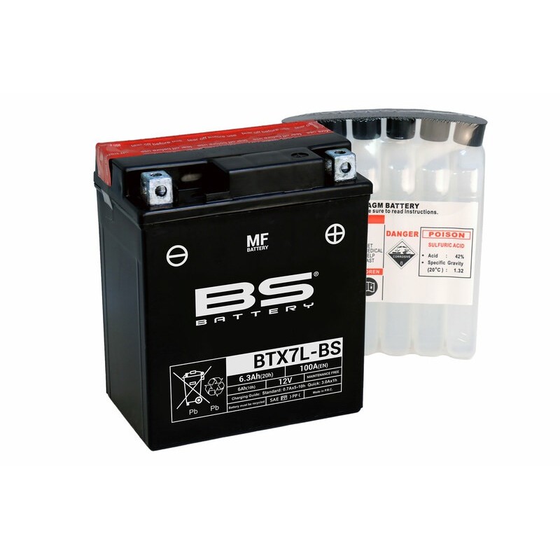 BATERÍA BS BATTERY BTX7L-BS | BATERÍA MOTO BS BATTERY