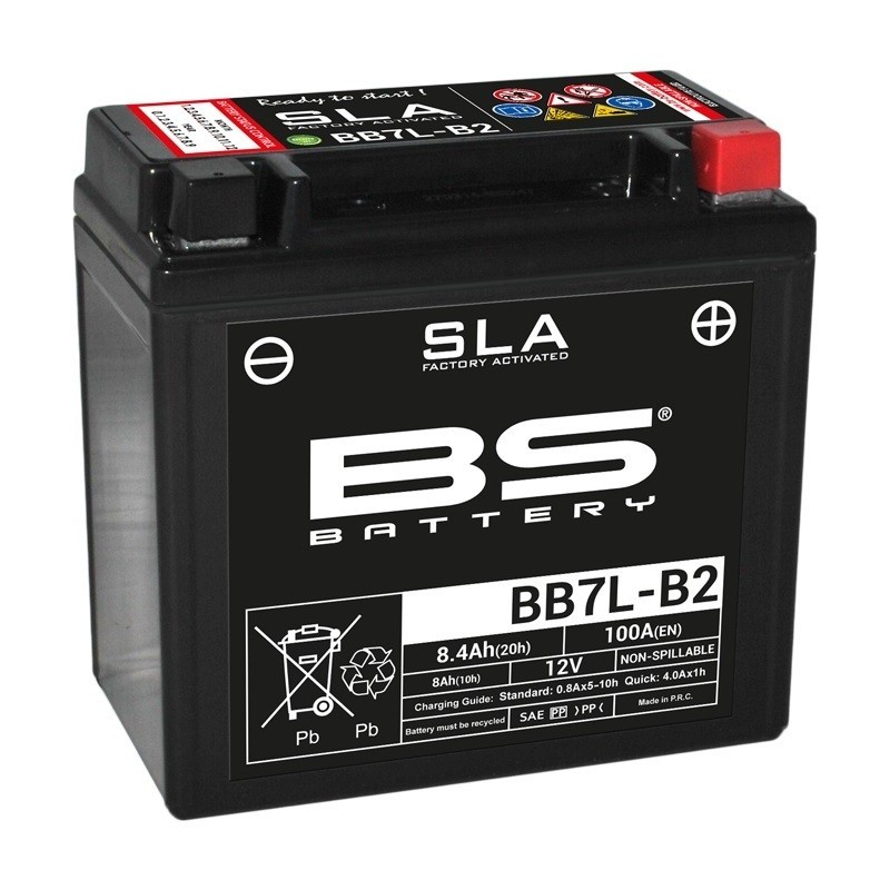 BATERÍA BS BATTERY SLA BB7L-B2 (FA) | BATERÍA MOTO BS BATTER
