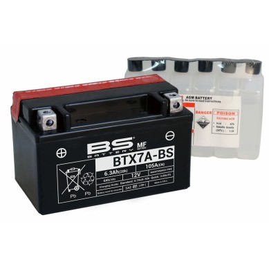 BATERÍA BS BATTERY BTX7A-BS | BATERÍA MOTO BS BATTERY