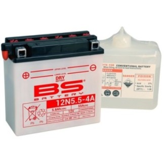 BATERÍA BS BATTERY 12N5.5-4A | BATERÍA MOTO BS BATTERY