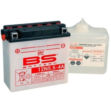 BATERÍA BS BATTERY 12N5.5-4A | BATERÍA MOTO BS BATTERY