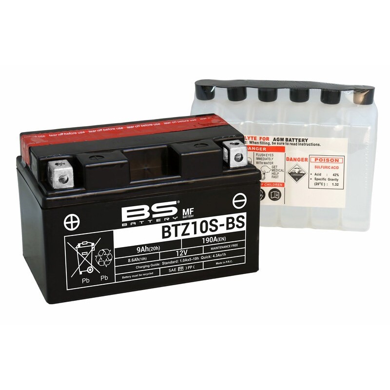 BATERÍA BS BATTERY BS BTZ10S-BS | BATERÍA MOTO BS BATTERY