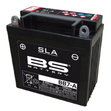 BATERÍA BS BATTERY SLA BB7-A (FA) | BATERÍA MOTO BS BATTERY