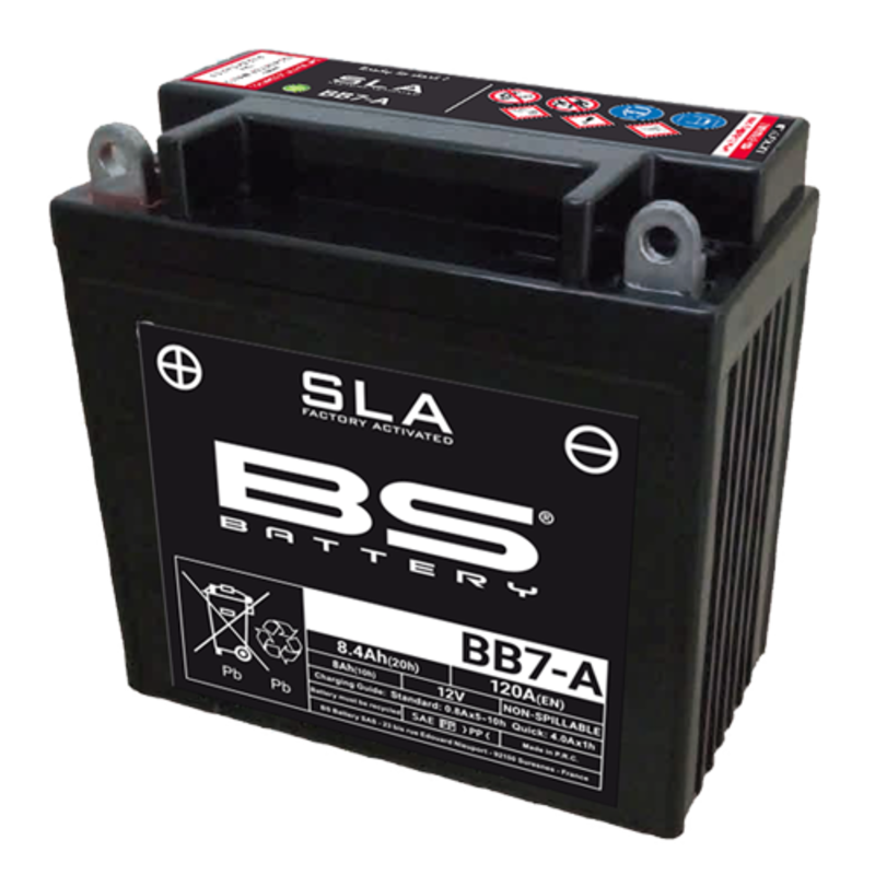 BATERÍA BS BATTERY SLA BB7-A (FA) | BATERÍA MOTO BS BATTERY