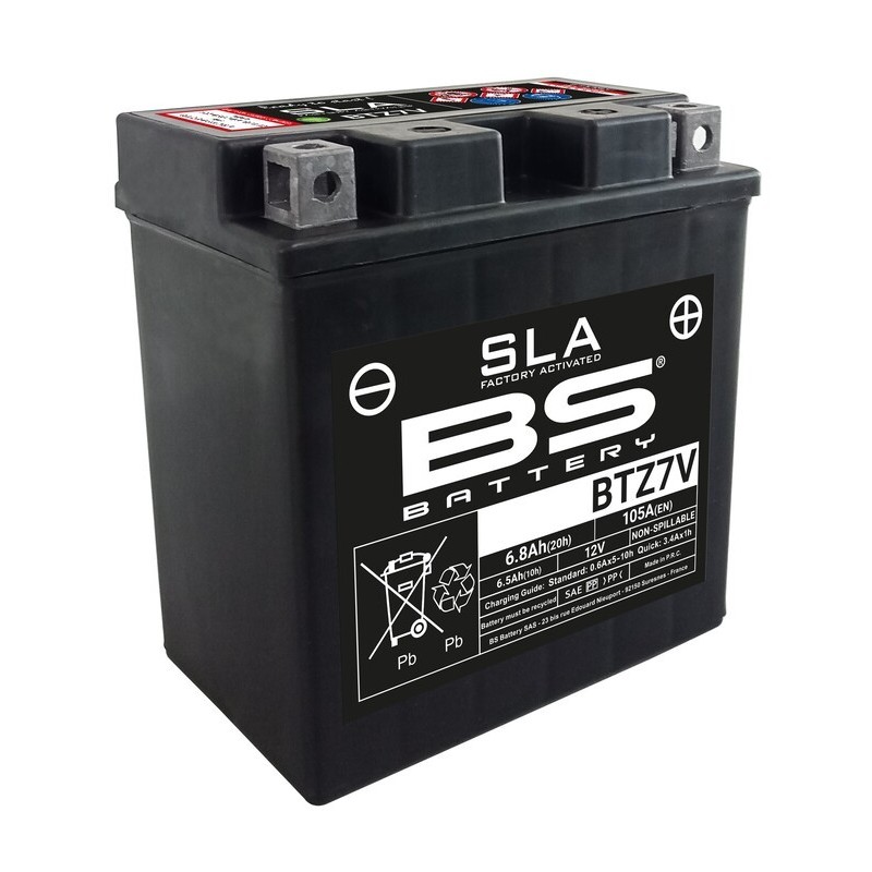 BATERÍA BS BATTERY SLA BTZ7V (FA) | BATERÍA MOTO BS BATTERY