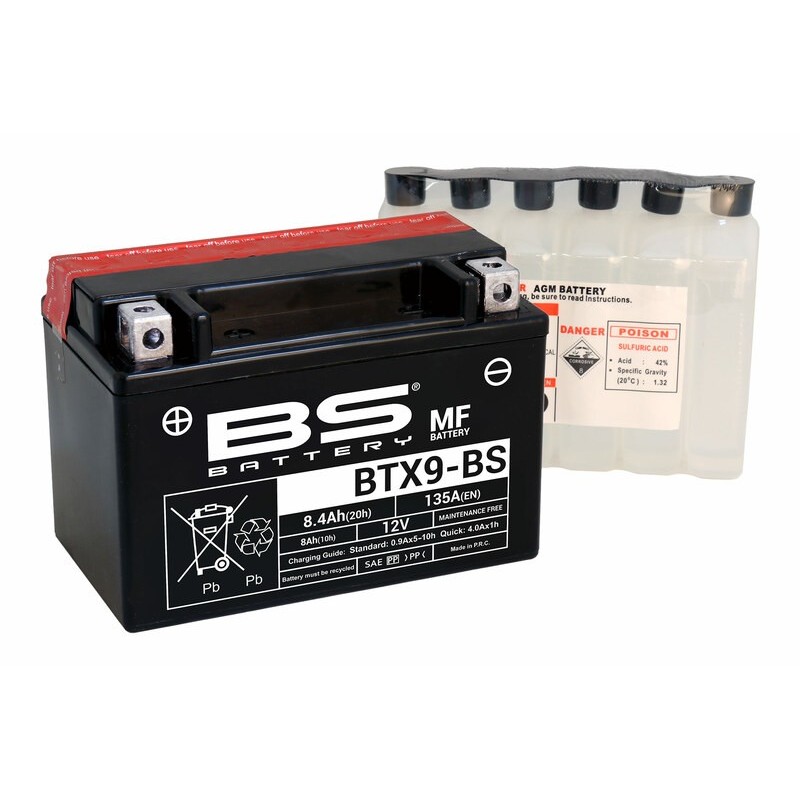 BATERÍA BS BATTERY BTX9-BS | BATERÍA MOTO BS BATTERY