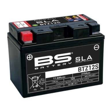 BATERÍA BS BATTERY SLA BTZ12S (FA) | BATERÍA MOTO BS BATTERY