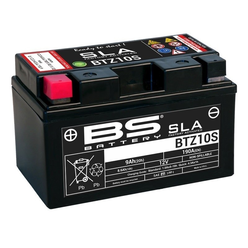 BATERÍA BS BATTERY SLA BTZ10S (FA) | BATERÍA MOTO BS BATTERY