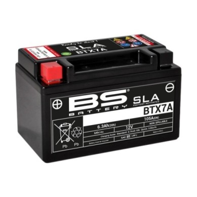 BATERÍA BS BATTERY SLA BTX7A (FA) | BATERÍA MOTO BS BATTERY