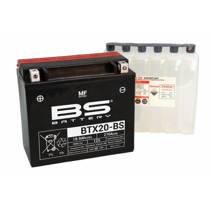 BATERÍA BS BATTERY BTX20-BS | BATERÍA MOTO BS BATTERY