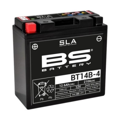 BATERÍA BS BATTERY SLA BT14B-4 (FA) | BATERÍA MOTO BS BATTER
