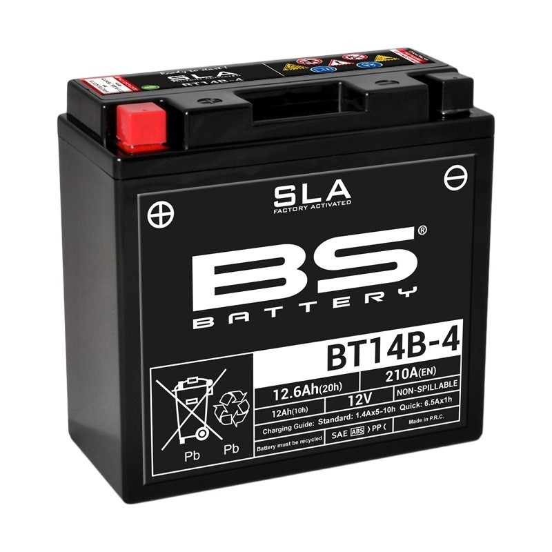 BATERÍA BS BATTERY SLA BT14B-4 (FA) | BATERÍA MOTO BS BATTER