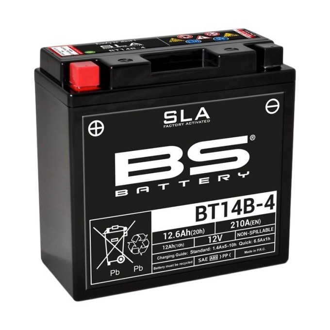 BATERÍA BS BATTERY SLA BT14B-4 (FA) | BATERÍA MOTO BS BATTER