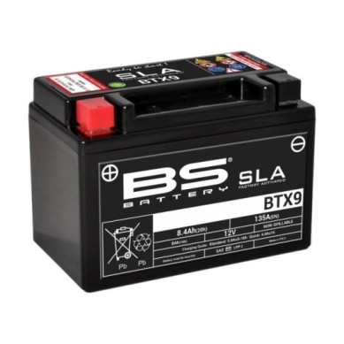BATERÍA BS BATTERY SLA BTX9 (FA) | BATERÍA MOTO BS BATTERY