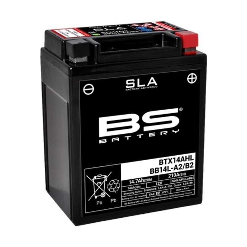 BATERÍA BS BATTERY SLA BTX14AHL / BB14L-A2/B2 (FA) | BATERÍA