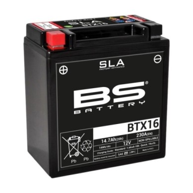 BATERÍA BS BATTERY SLA BTX16 (FA) | BATERÍA MOTO BS BATTERY