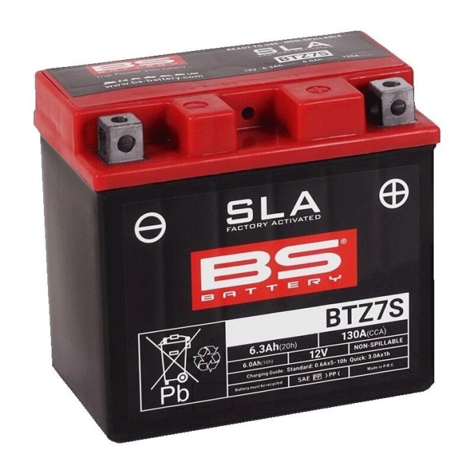 BATERÍA BS BATTERY SLA BTZ7S (FA) | BATERÍA MOTO BS BATTERY