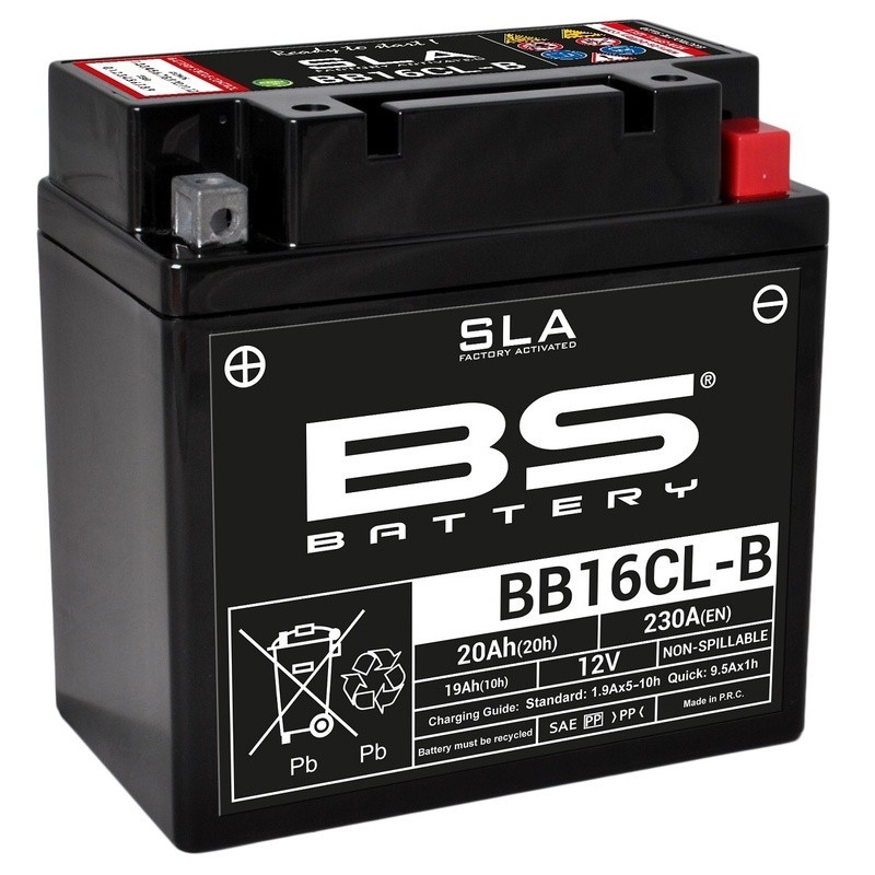 BATERÍA BS BATTERY SLA BB16CL-B (FA) | BATERÍA MOTO BS BATTE