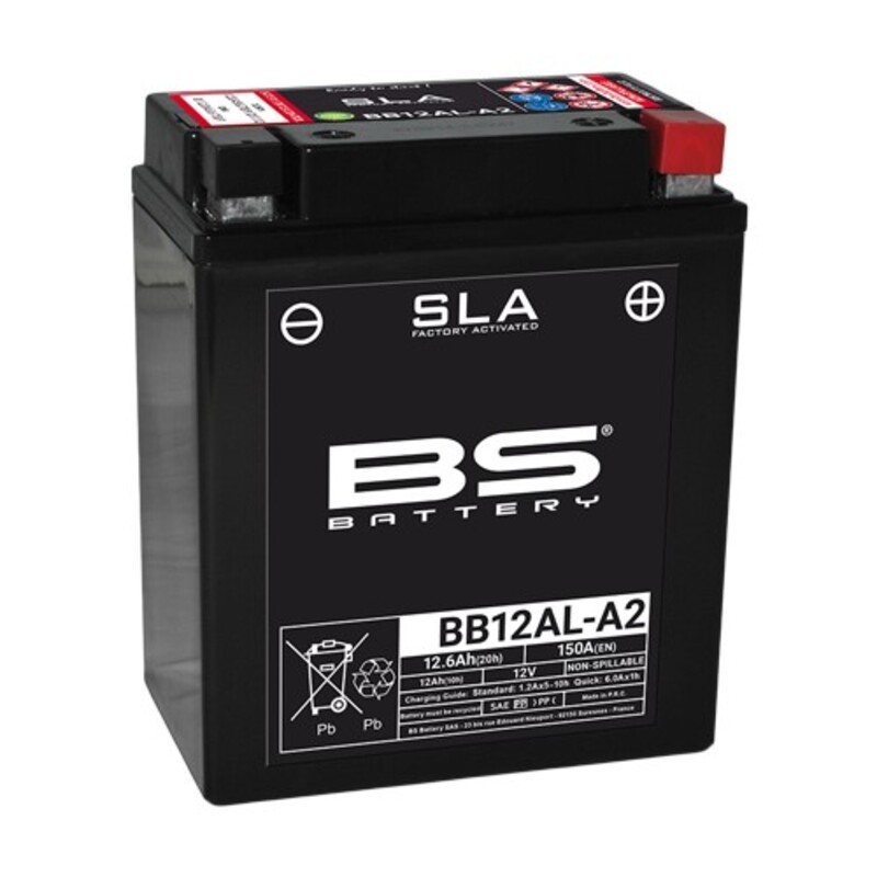 BATERÍA BS BATTERY SLA BB12AL-A2 (FA) | BATERÍA MOTO BS BATT