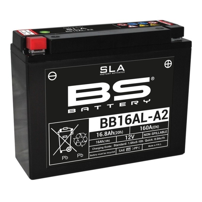 BATERÍA BS BATTERY SLA BB16AL-A2 (FA) | BATERÍA MOTO BS BATT