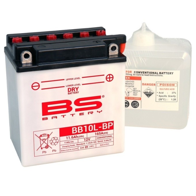 BATERÍA BS BATTERY BB10L-BP (FRESH PACK) | BATERÍA MOTO BS B