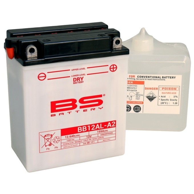 BATERÍA BS BATTERY BB12AL-A2 | BATERÍA MOTO BS BATTERY