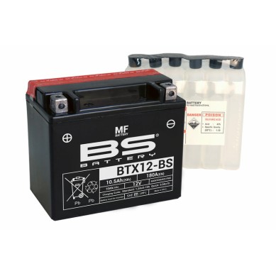 BATERÍA BS BATTERY BTX12-BS | BATERÍA MOTO BS BATTERY