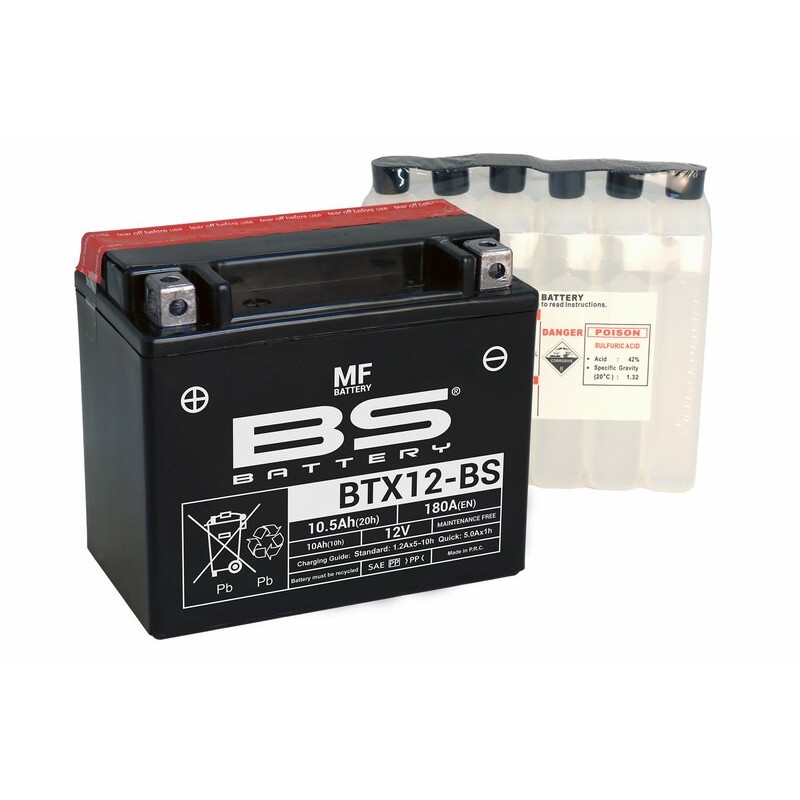 BATERÍA BS BATTERY BTX12-BS | BATERÍA MOTO BS BATTERY