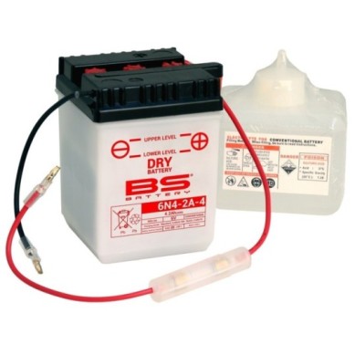 BATERÍA BS BATTERY BS 6N4-2A-4 (6V) | BATERÍA MOTO BS BATTER