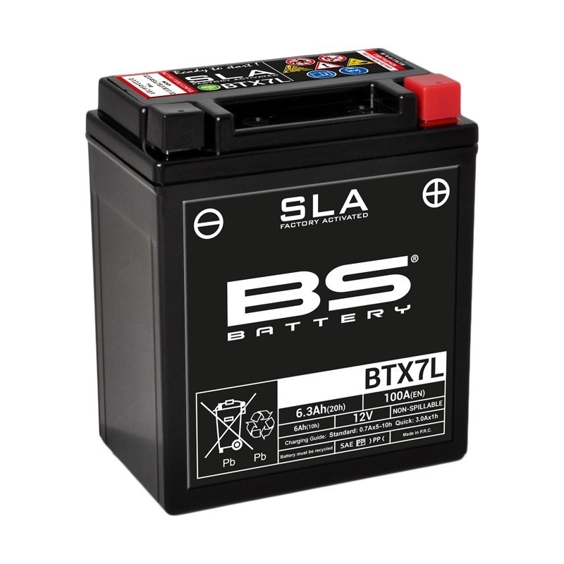BATERÍA BS BATTERY SLA BTX7L (FA) | BATERÍA MOTO BS BATTERY